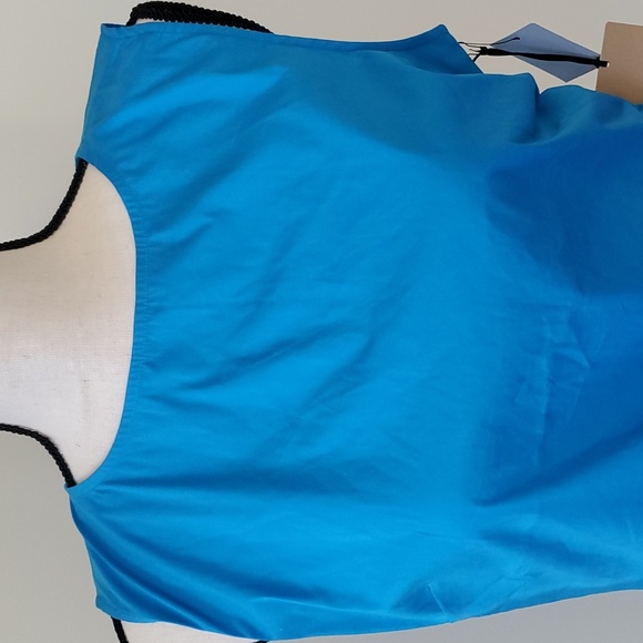 Halogen NWT Blue Cotton Sleeveless Top - Picture 4 of 8